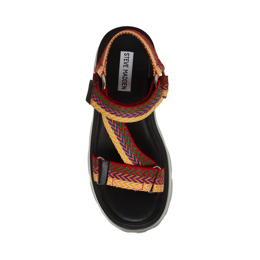 Sandalias de Plataforma Steve Madden Milly Mujer Multicolor | ES BH1E96